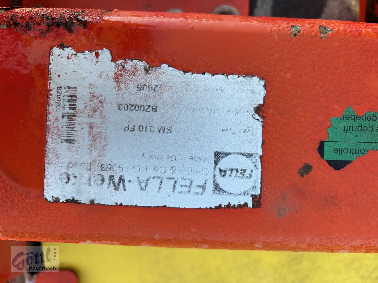 Mähwerk типа Fella SM 310 FP, Gebrauchtmaschine в Bayerbach (Фотография 4)