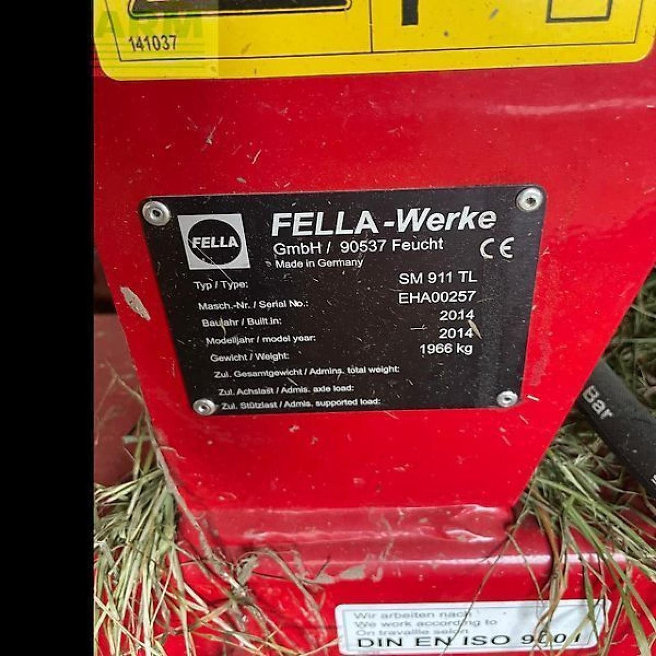 Mähwerk typu Fella sm 911 tl, Gebrauchtmaschine v VELBERT (Obrázek 4)
