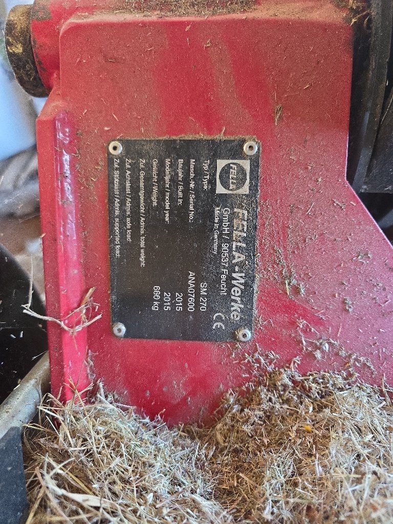 Mähwerk of the type Fella SM270, Gebrauchtmaschine in Calmont (Picture 6)