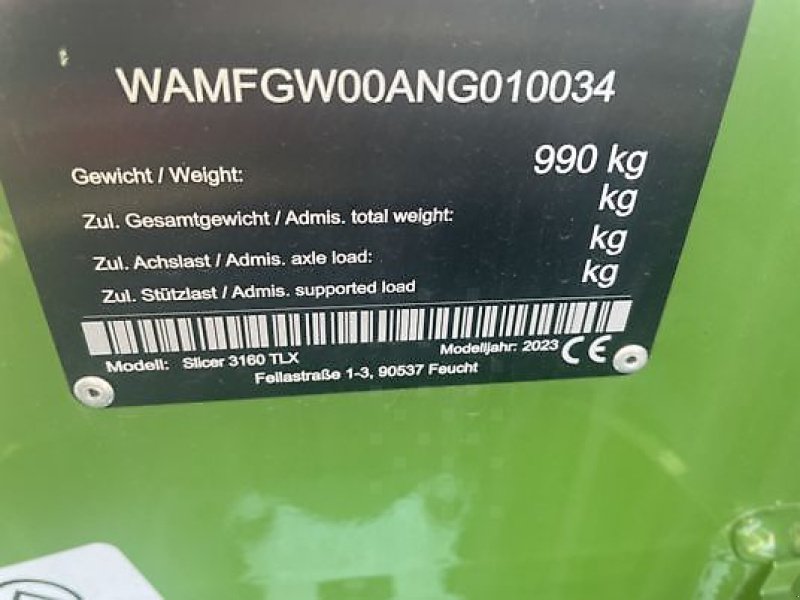 Mähwerk typu Fendt 3160TLX, Neumaschine v Wittenheim (Obrázek 2)