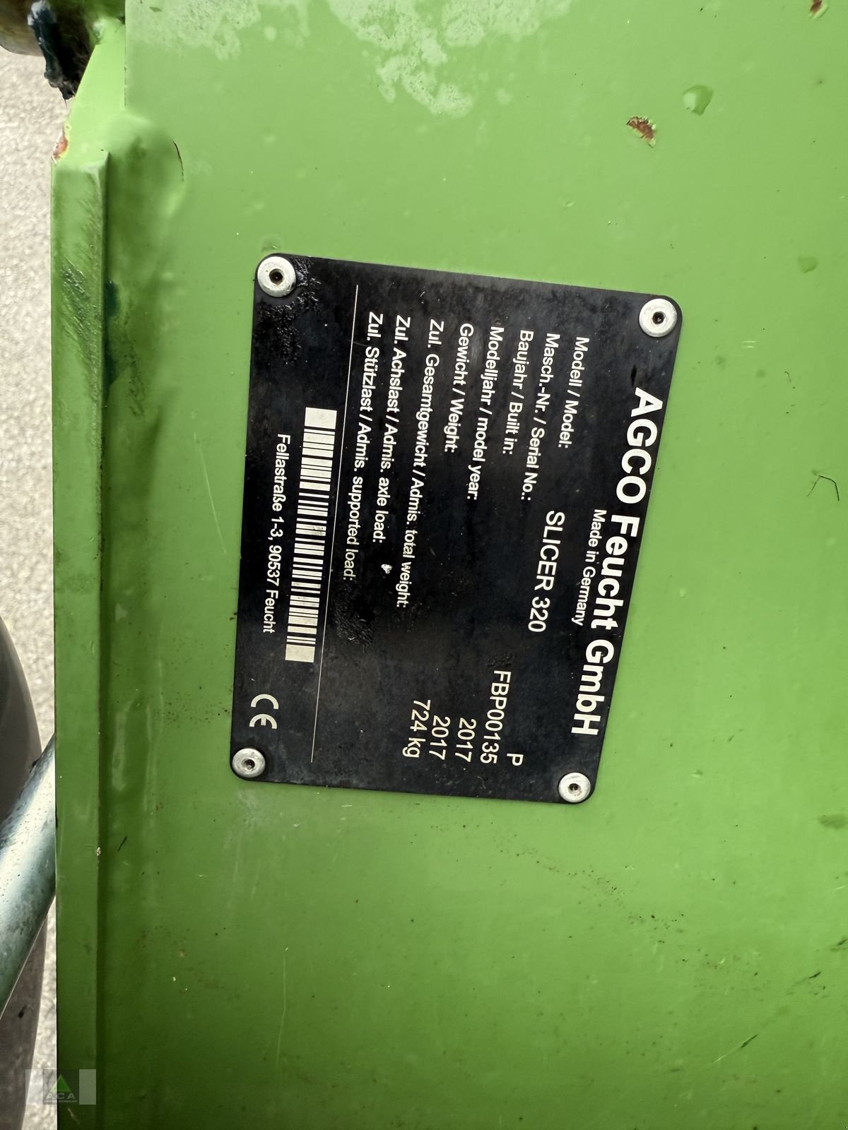 Mähwerk Türe ait Fendt 320P KC, Gebrauchtmaschine içinde Markt Hartmannsdorf (resim 9)