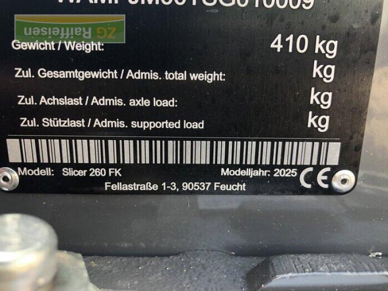 Mähwerk типа Fendt Slicer 260 FK, Ausstellungsmaschine в Steinach (Фотография 2)