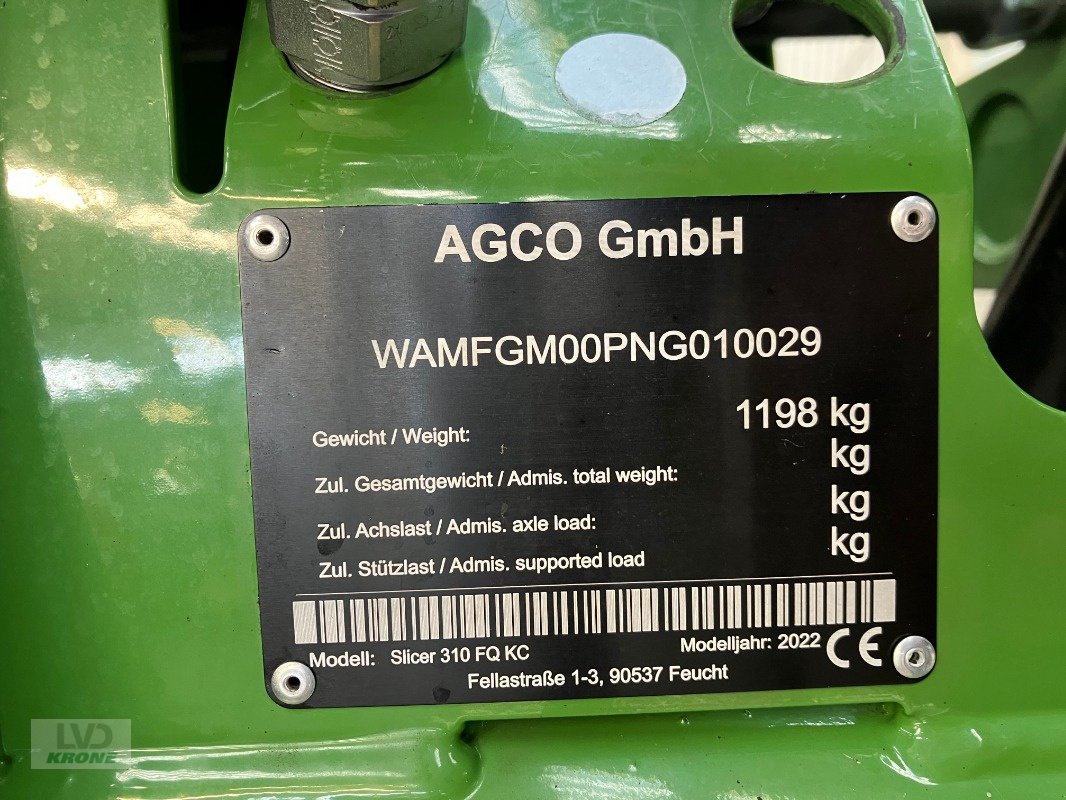 Mähwerk tip Fendt Slicer 310 FQ KC, Gebrauchtmaschine in Spelle (Poză 15)