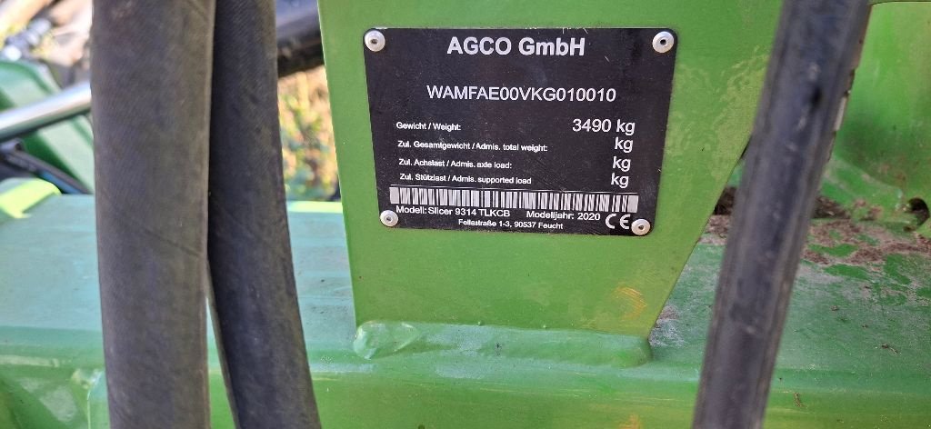 Mähwerk Türe ait Fendt SLICER 310/SLICER9314, Gebrauchtmaschine içinde SYLVAINS LES MOULINS (resim 8)