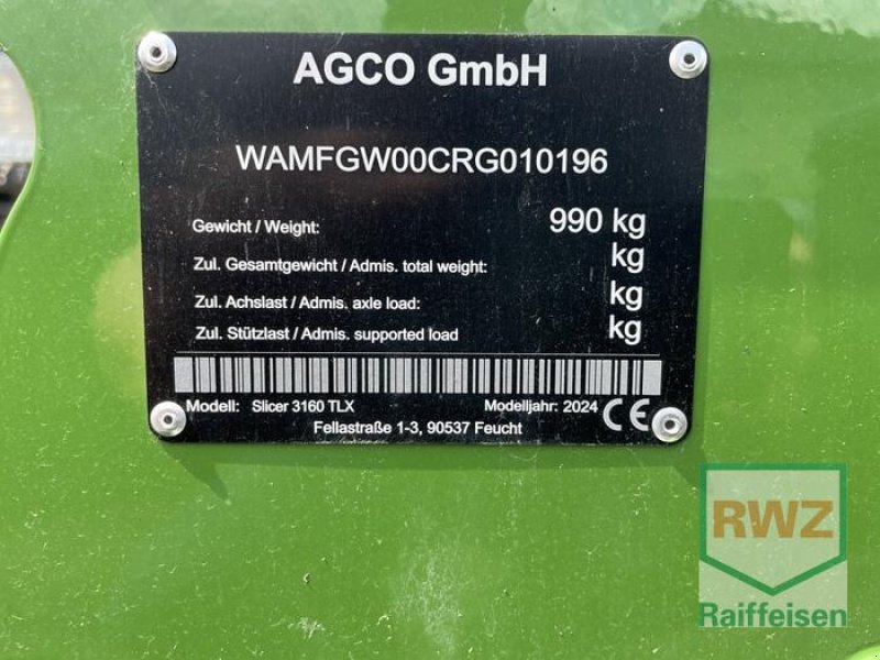 Mähwerk of the type Fendt Slicer 3160 TLX, Gebrauchtmaschine in Altenstadt-Lindheim (Picture 3)