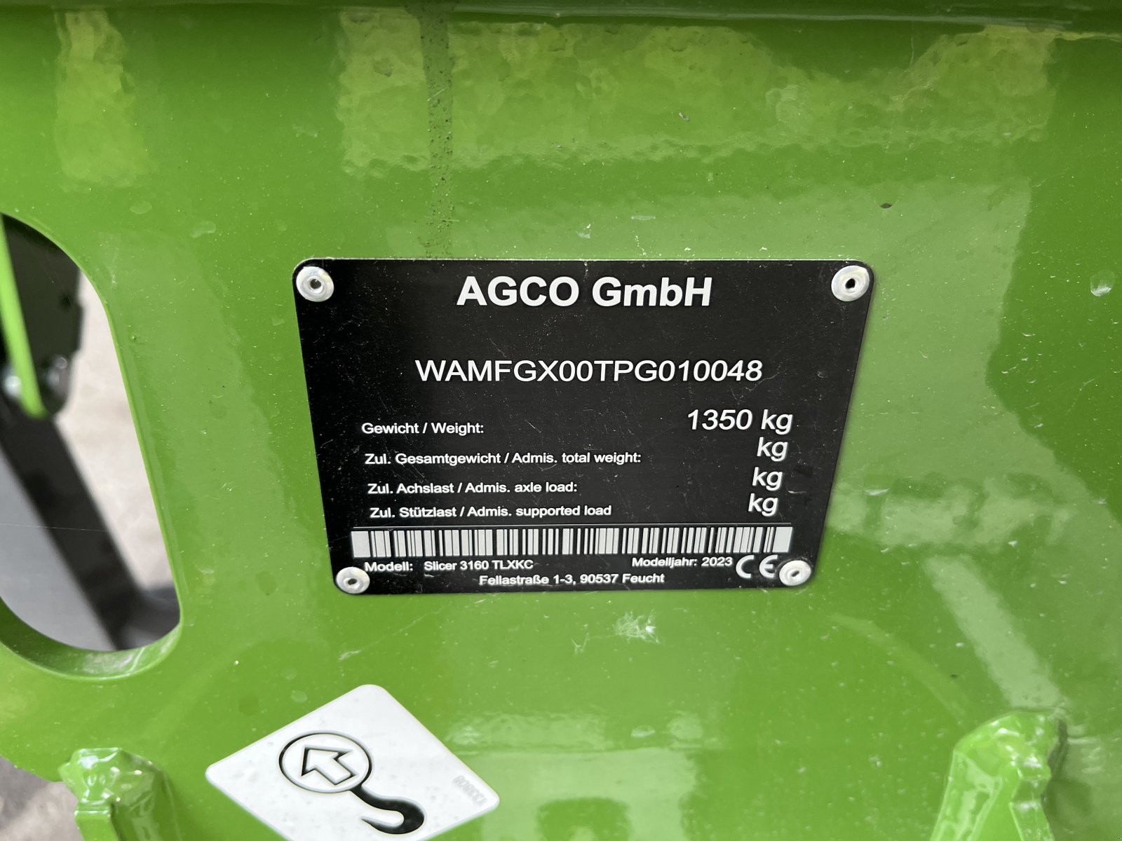 Mähwerk Türe ait Fendt Slicer 3160 TLXKC, Neumaschine içinde Frastanz (resim 12)