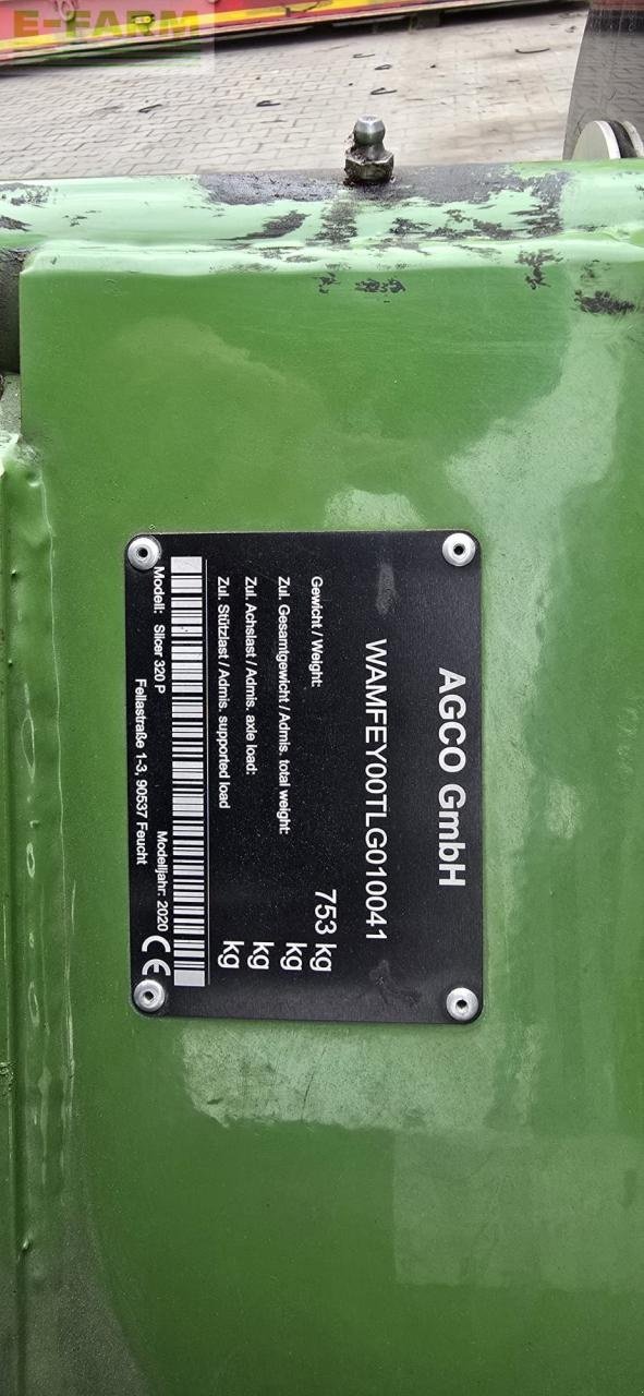 Mähwerk des Typs Fendt Slicer 320 P, Gebrauchtmaschine in Hamburg (Bild 2)