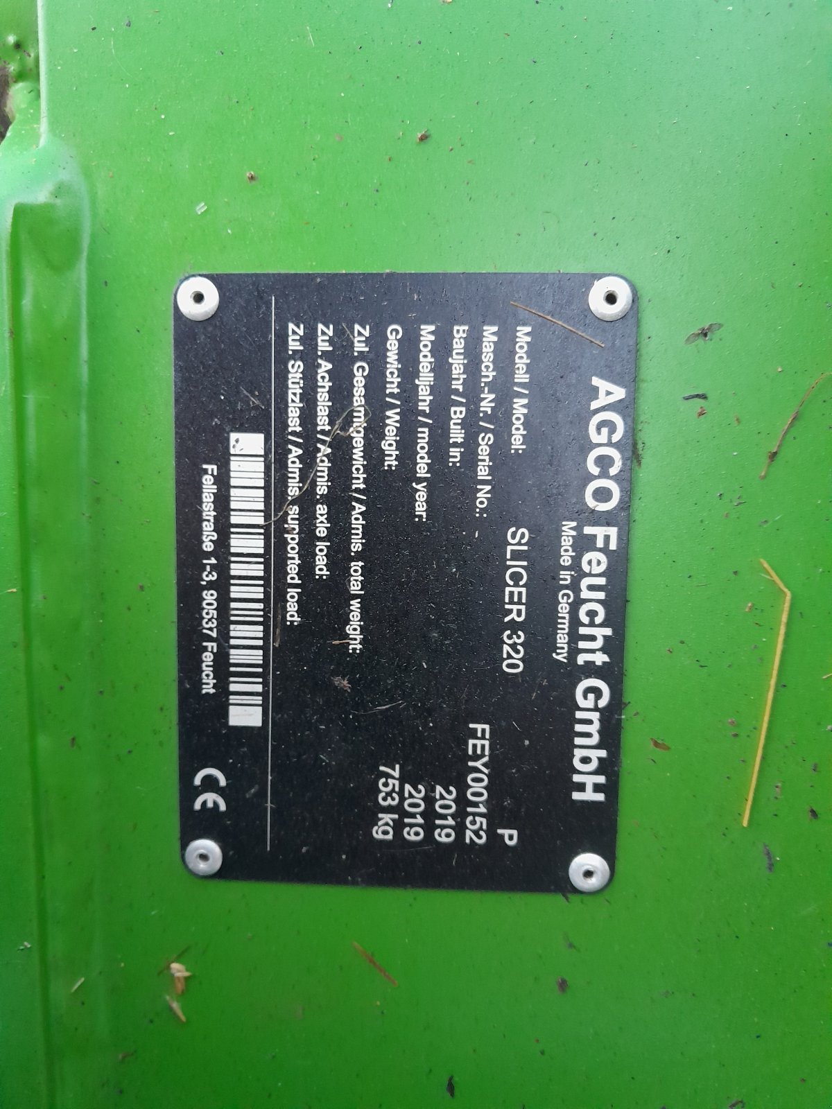 Mähwerk of the type Fendt Slicer 320 P, Gebrauchtmaschine in Schwandorf (Picture 6)