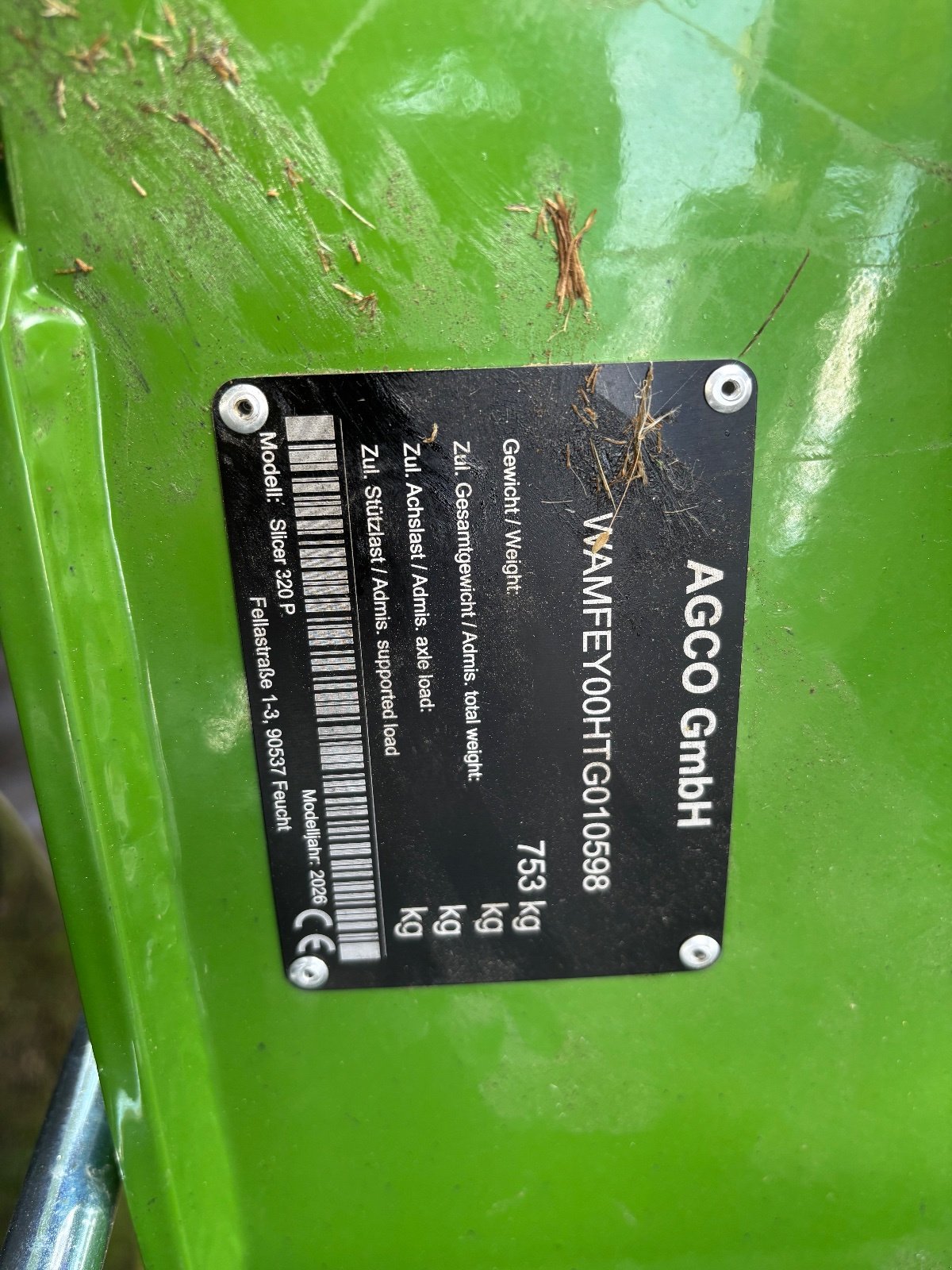 Mähwerk типа Fendt Slicer 320 P, Gebrauchtmaschine в Immendingen (Фотография 3)