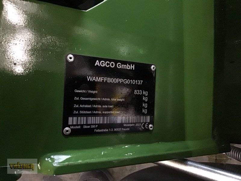 Mähwerk van het type Fendt Slicer 350 P, Neumaschine in Büchlberg (Foto 2)