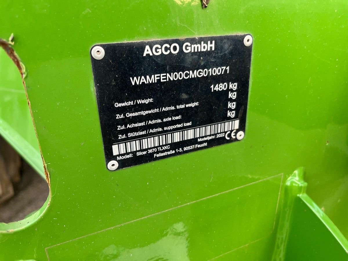 Mähwerk del tipo Fendt Slicer 3670 TLX-KC, Gebrauchtmaschine In Zoeterwoude (Immagine 7)