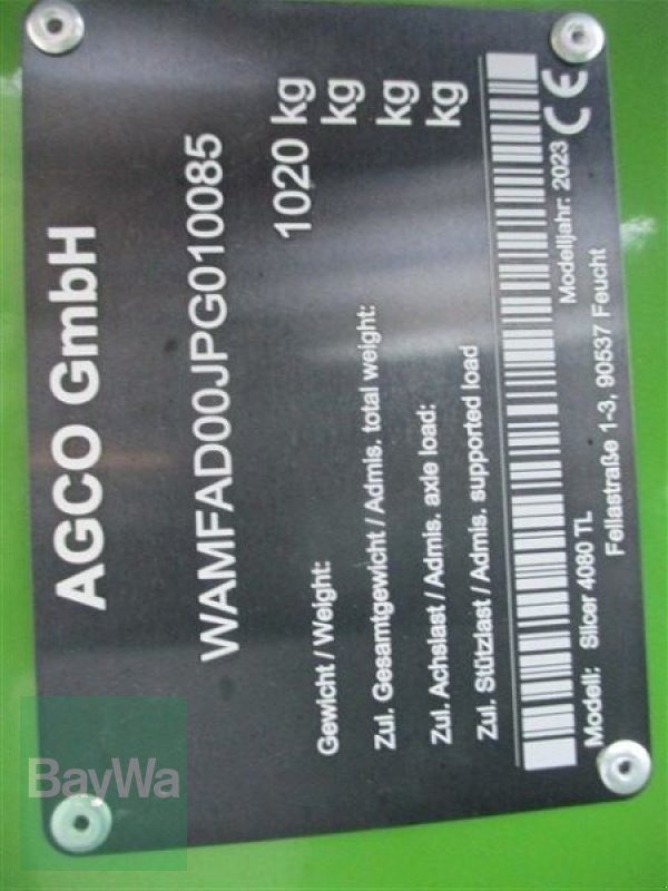 Fendt SLICER 4080 TL  #526, Gebrauchtmaschine, Baujahr: 2023 (Bild 12) Mähwerk des Typs Fendt SLICER 4080 TL  #526, Gebrauchtmaschine in Schönau b.Tuntenhausen (Bild 12)