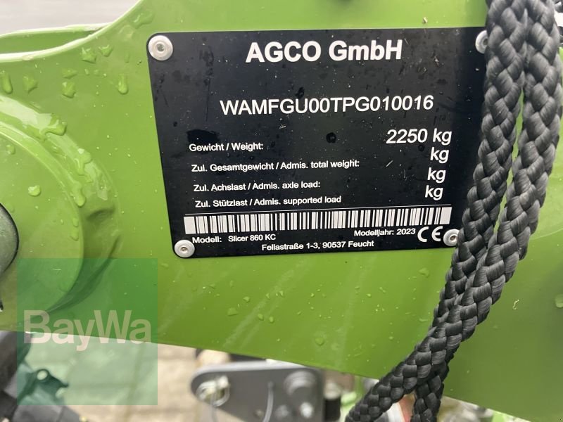 Mähwerk des Typs Fendt SLICER 860 KC, Gebrauchtmaschine in Großweitzschen  (Bild 10)