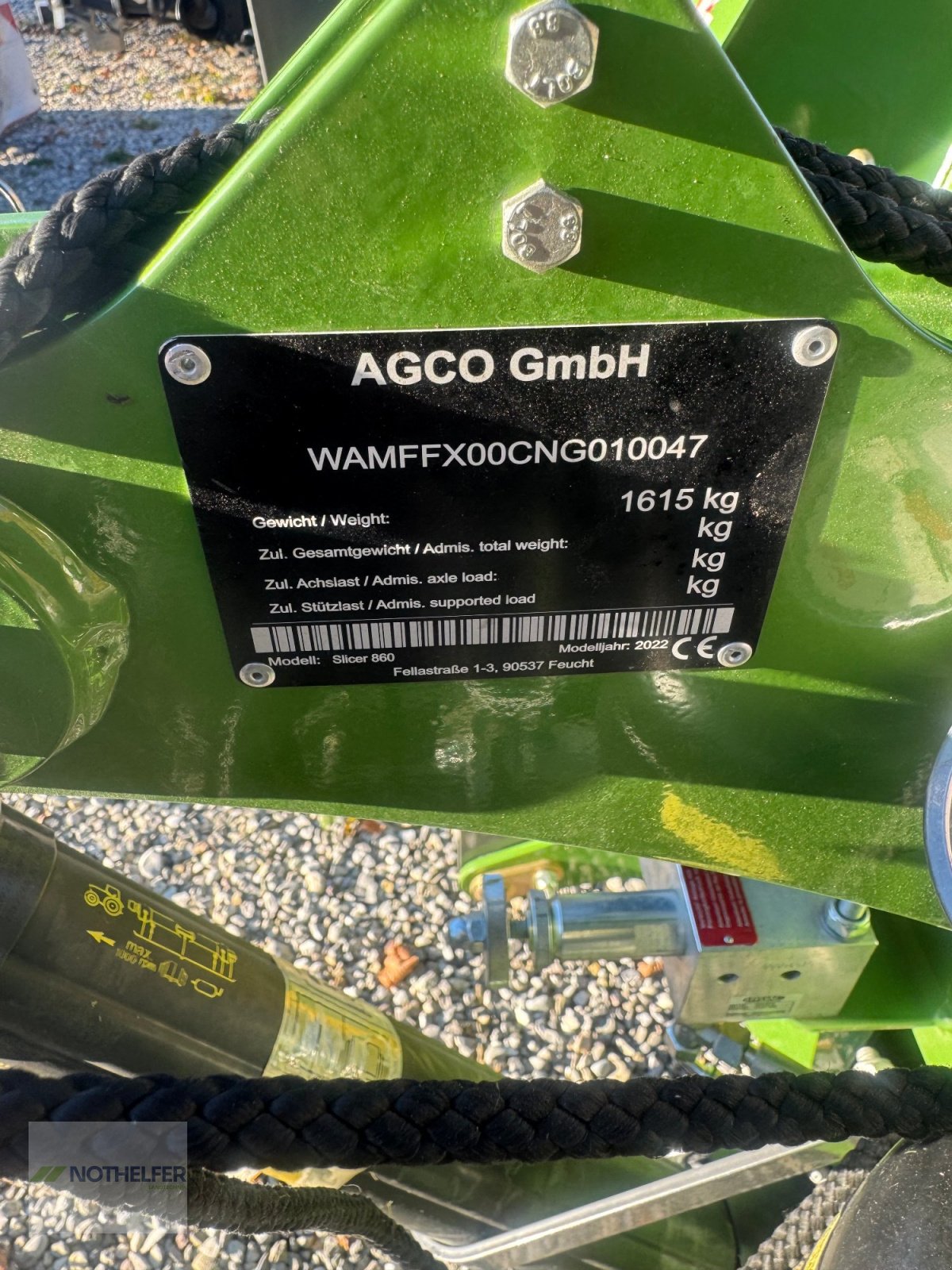 Mähwerk του τύπου Fendt Slicer 860, Gebrauchtmaschine σε Pforzen (Φωτογραφία 12)