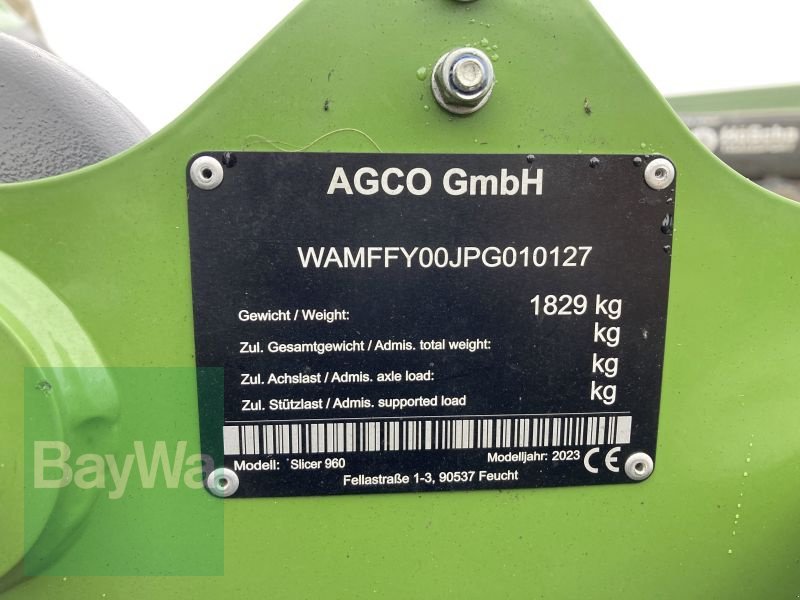 Mähwerk des Typs Fendt SLICER 960, Gebrauchtmaschine in Dinkelsbühl (Bild 18)