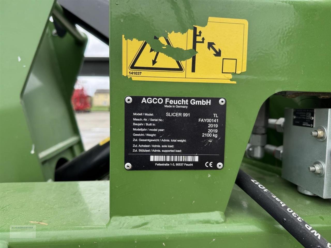 Mähwerk Türe ait Fendt SLICER 991 TL, Gebrauchtmaschine içinde Unterdietfurt (resim 4)