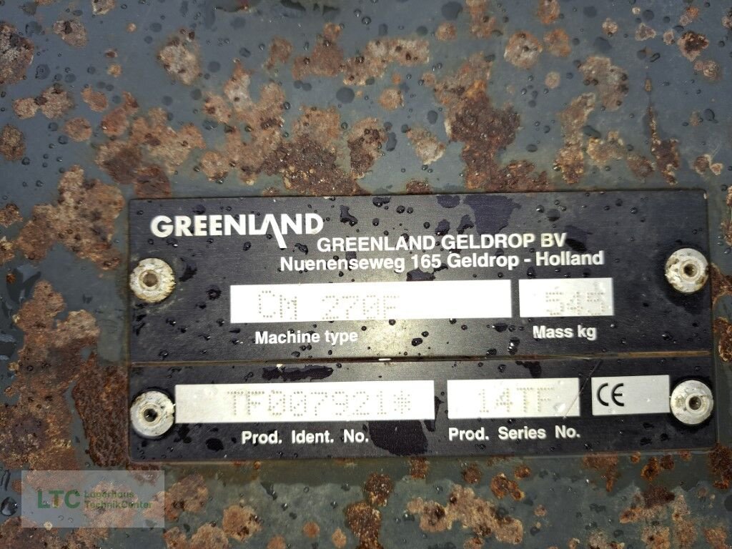 Mähwerk типа Greenland 545 PZ CM 270F, Gebrauchtmaschine в Redlham (Фотография 7)