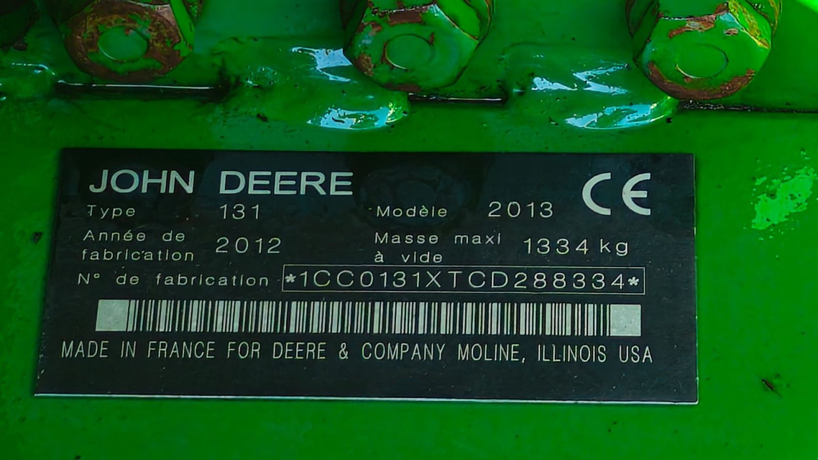 Mähwerk du type John Deere 131 frontskårlægger, Gebrauchtmaschine en Holstebro (Photo 18)