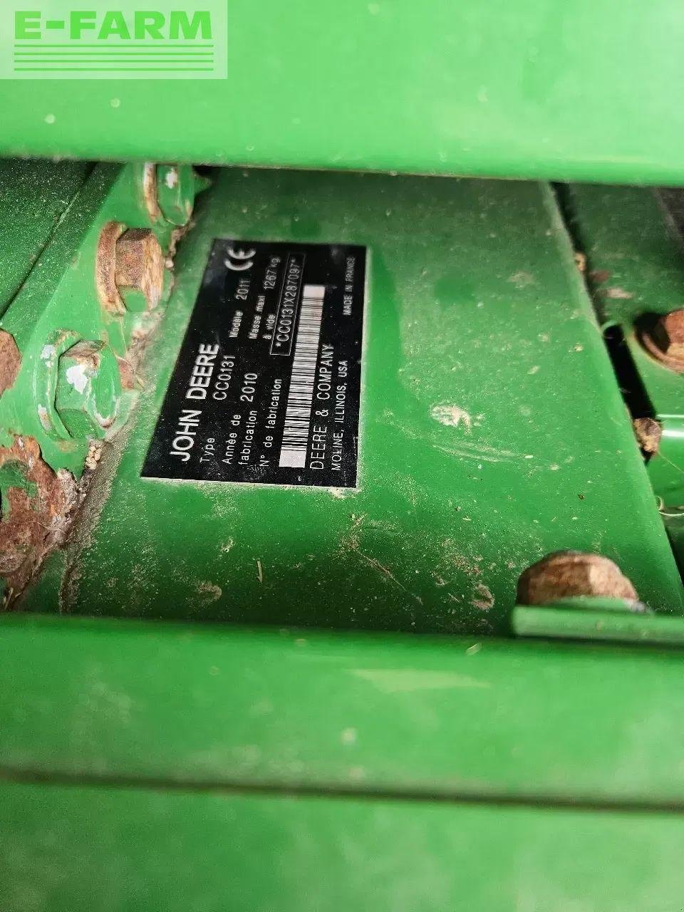 Mähwerk del tipo John Deere 131, Gebrauchtmaschine en CHAUVONCOURT (Imagen 5)