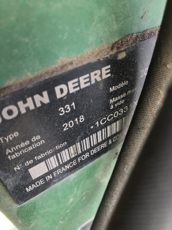 Mähwerk des Typs John Deere 331, Gebrauchtmaschine in Varennes le Grand (Bild 4)