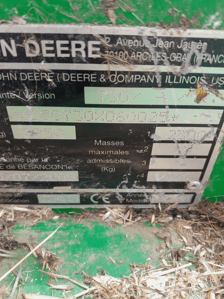 Mähwerk des Typs John Deere 730, Gebrauchtmaschine in Lérouville (Bild 5)