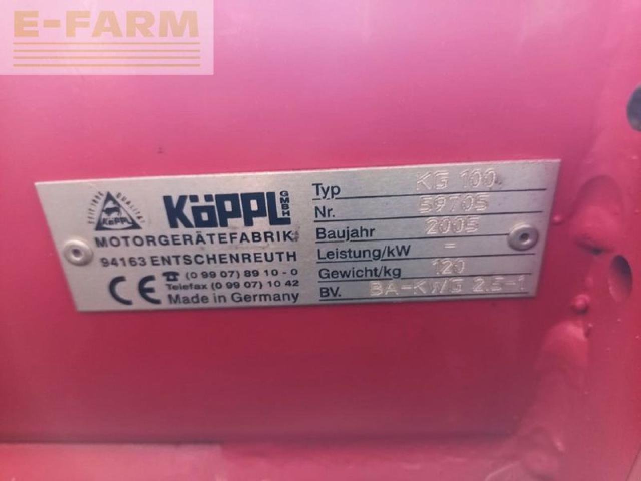 Mähwerk of the type Köppl bals 14 berg-athlet grundgerät, Gebrauchtmaschine in SANKT MARIENKIRCHEN BEI SCHÄRDING (Picture 11)