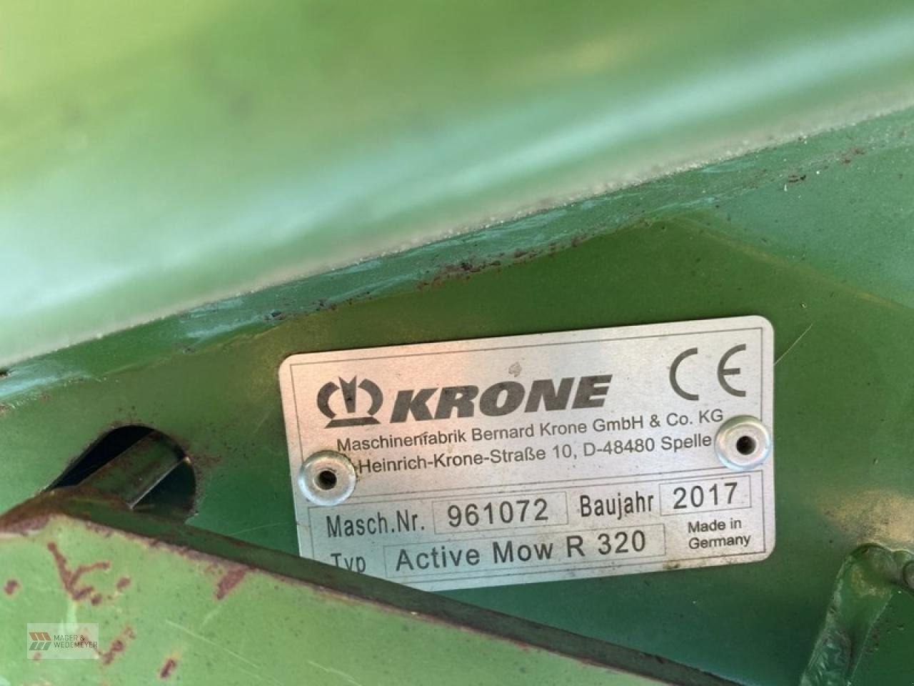 Mähwerk del tipo Krone ACTIVE MOW R 320, Gebrauchtmaschine en Oyten (Imagen 8)