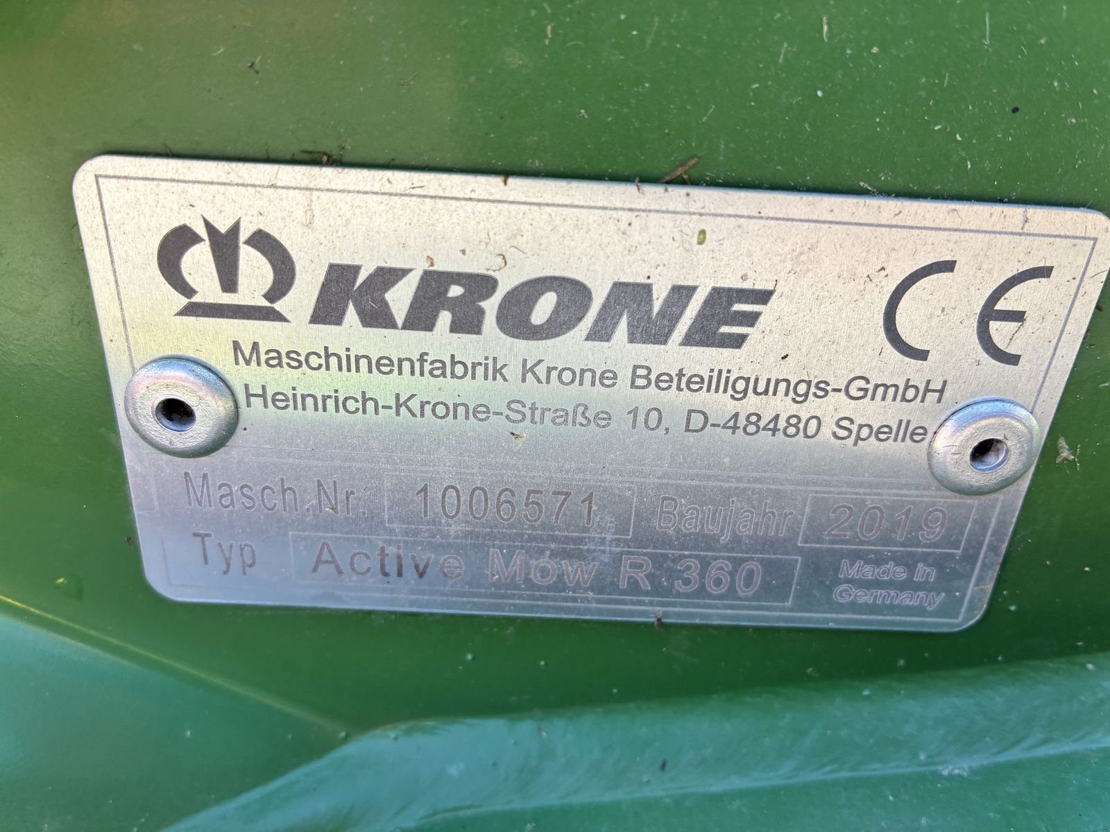 Mähwerk del tipo Krone Active Mow R 360, Gebrauchtmaschine en Villach (Imagen 5)