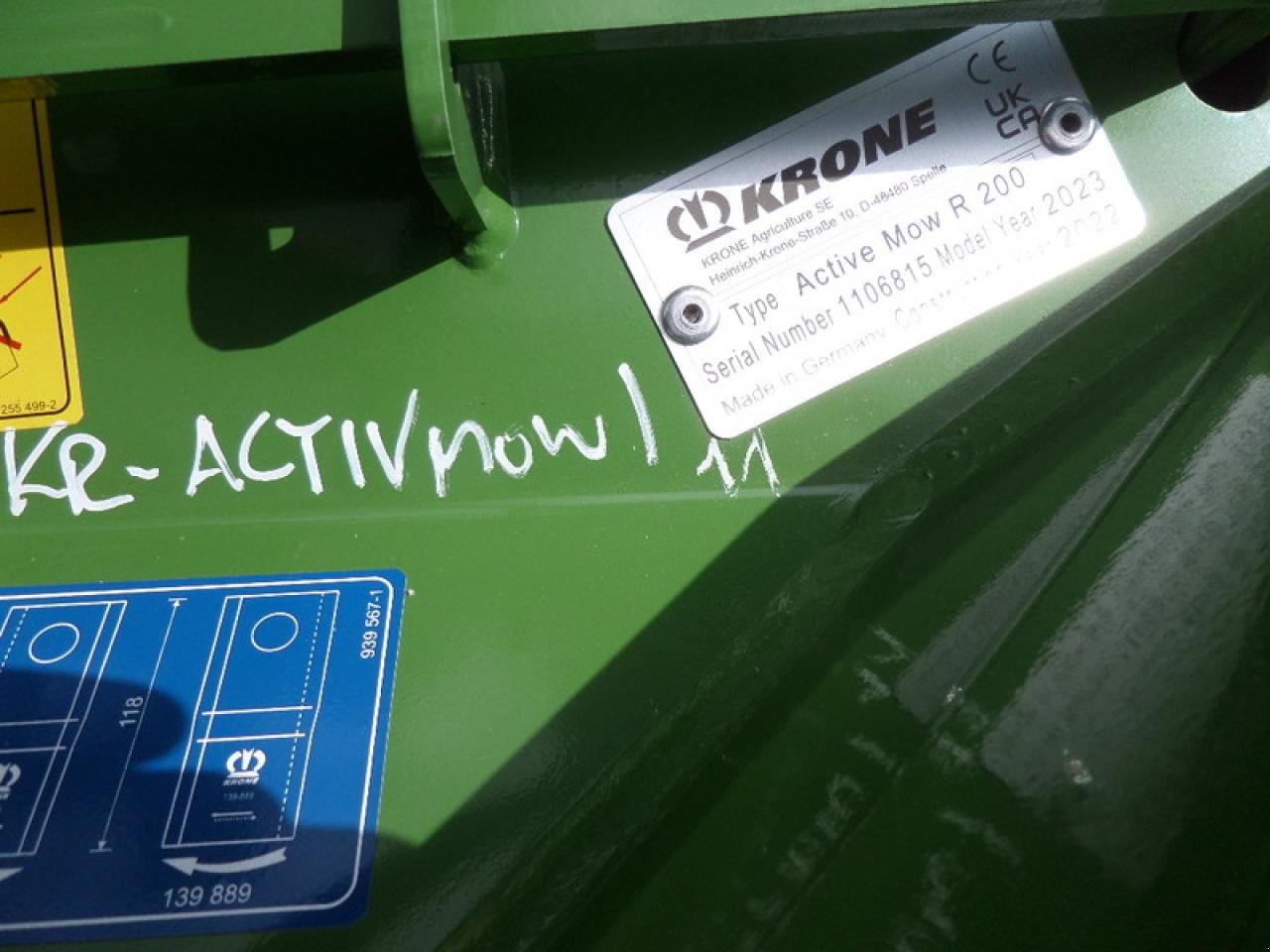 Mähwerk typu Krone ACTIVE MOW R200 SCHEIBENMÄHWERK, Neumaschine v Vehlow (Obrázek 8)