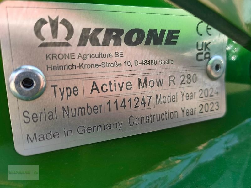 Mähwerk typu Krone ActiveMow R 280, Neumaschine v Genthin (Obrázek 2)