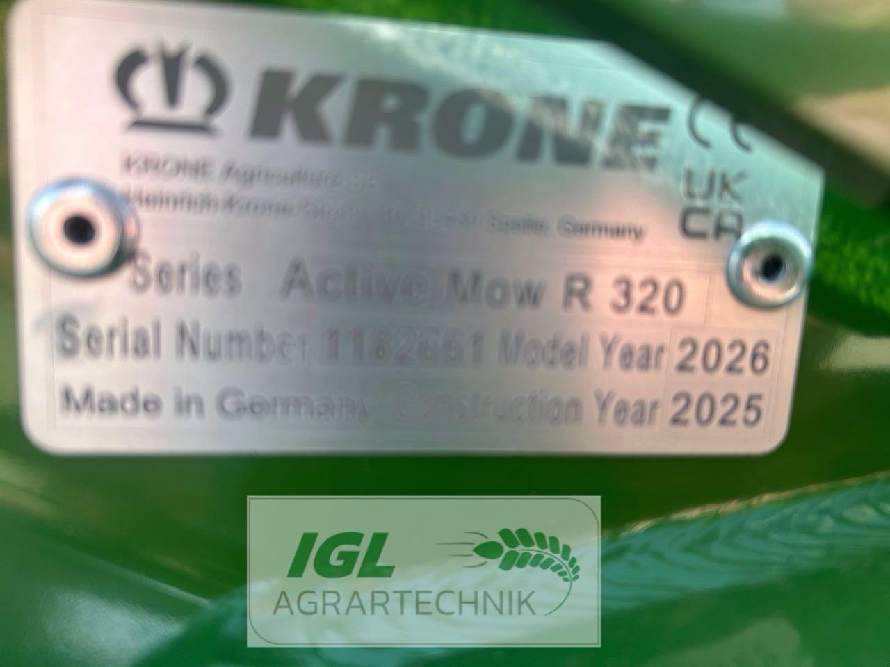 Mähwerk типа Krone ActiveMow R 320, Neumaschine в Nabburg (Фотография 5)