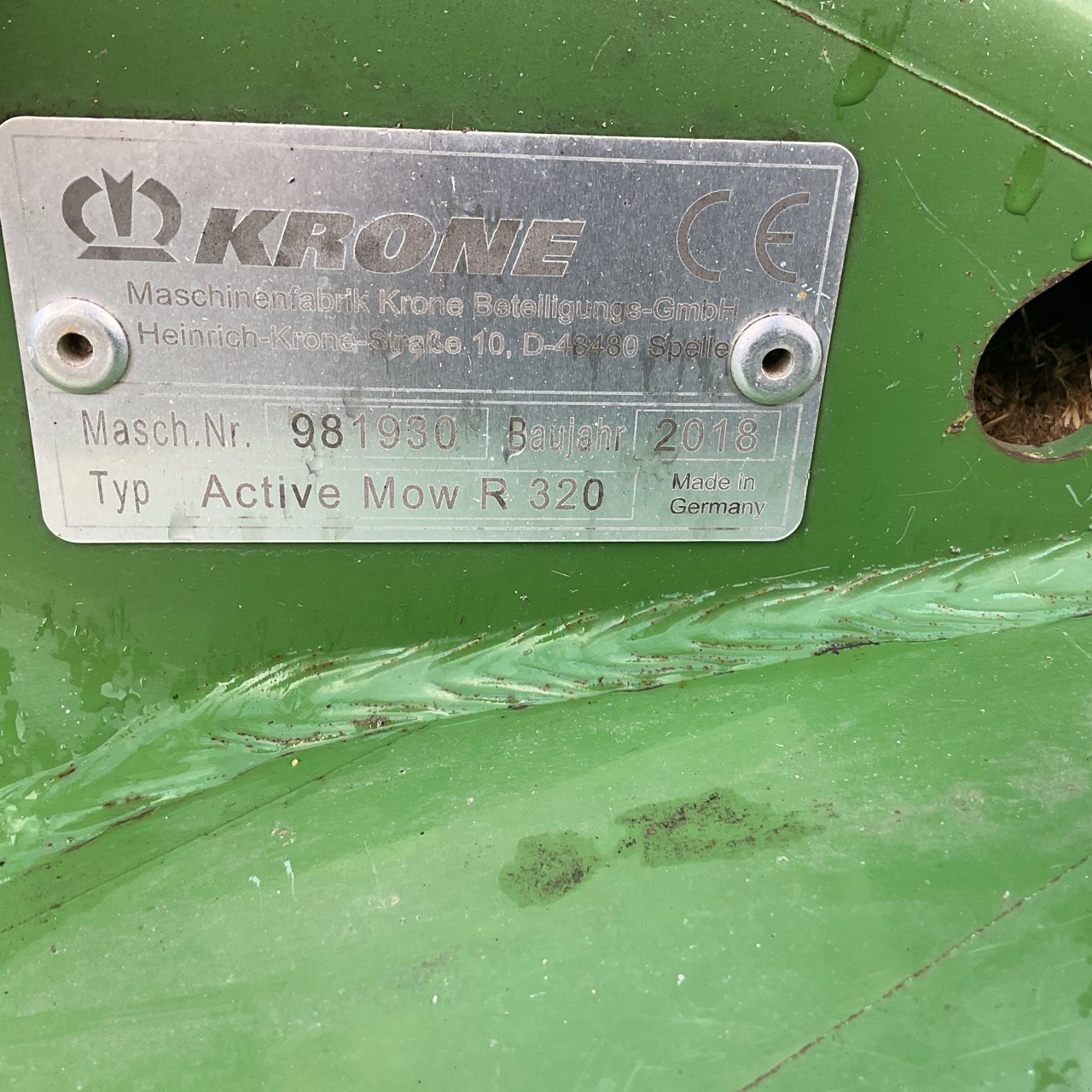 Mähwerk des Typs Krone Activemow r320, Gebrauchtmaschine in MORLHON LE HAUT (Bild 8)