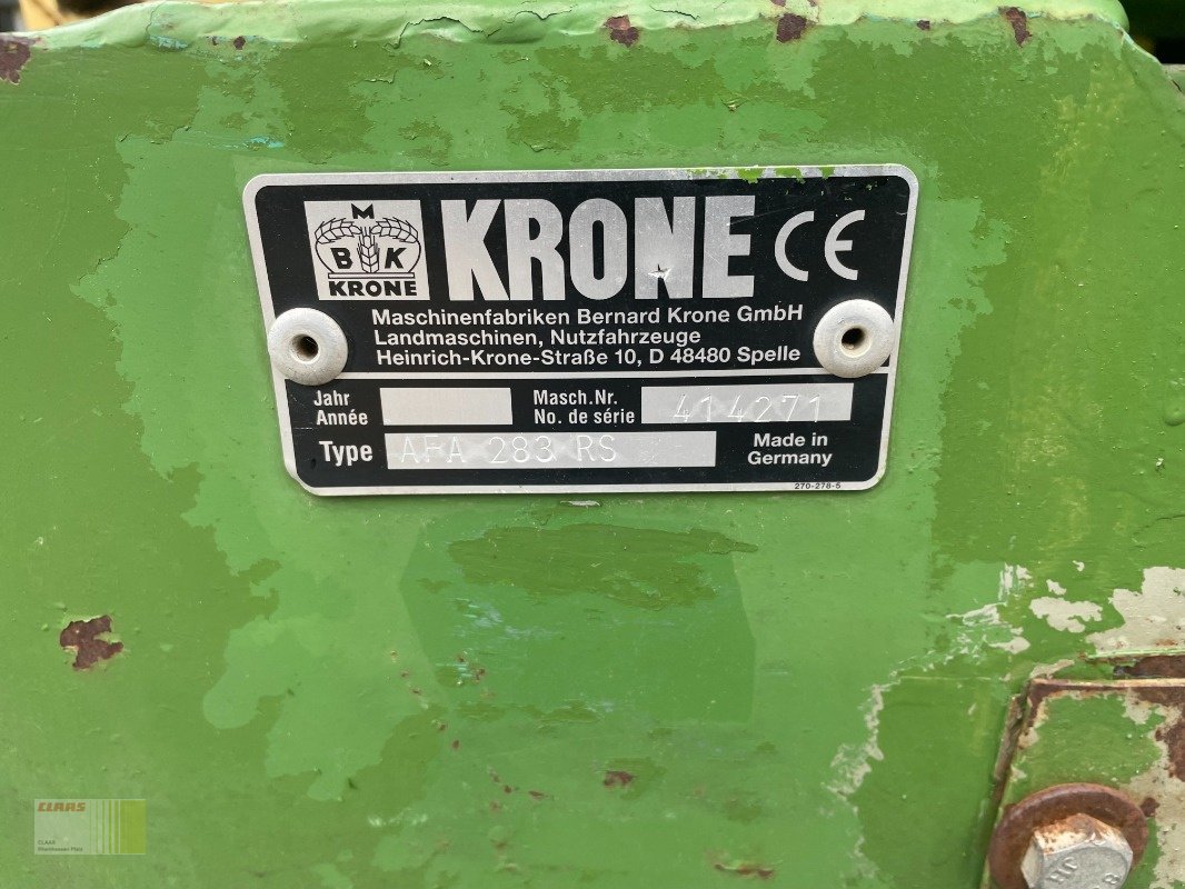 Mähwerk типа Krone AFA 283 RS, Gebrauchtmaschine в Reinheim (Фотография 6)