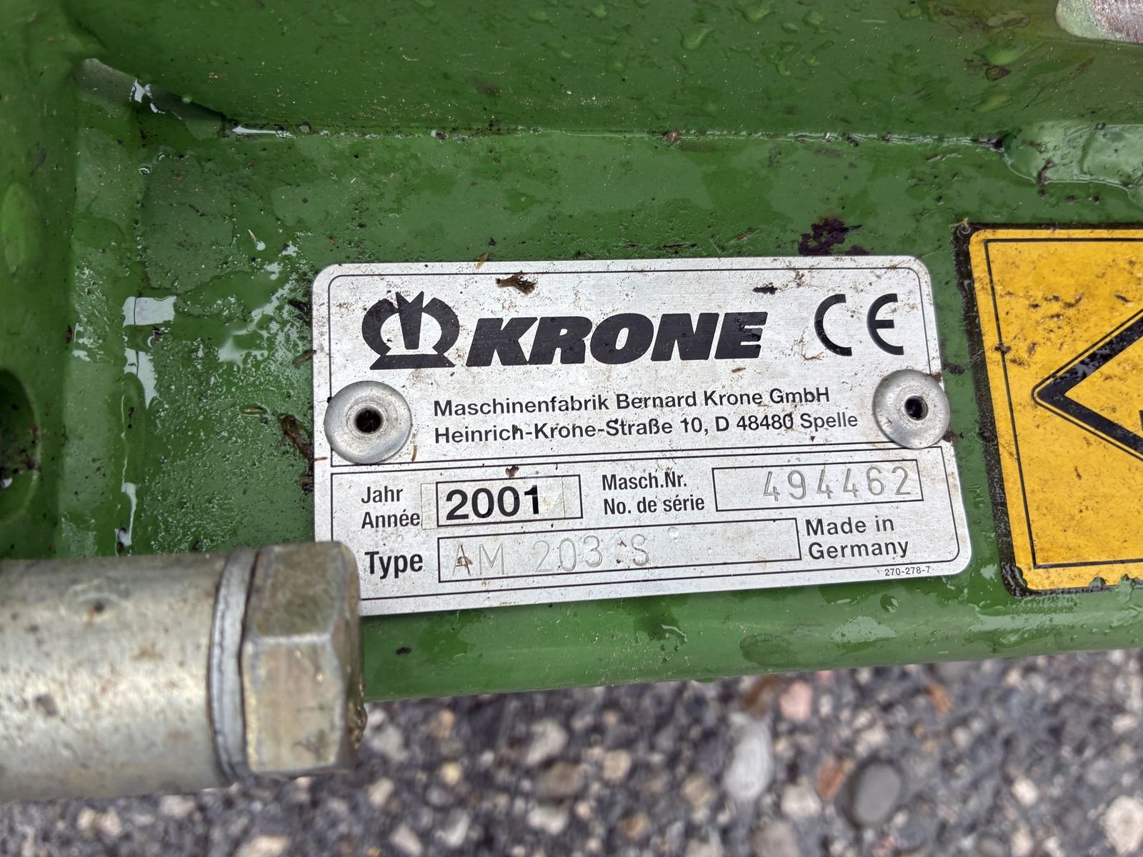 Mähwerk typu Krone AM 203 S, Gebrauchtmaschine v Villach (Obrázek 3)