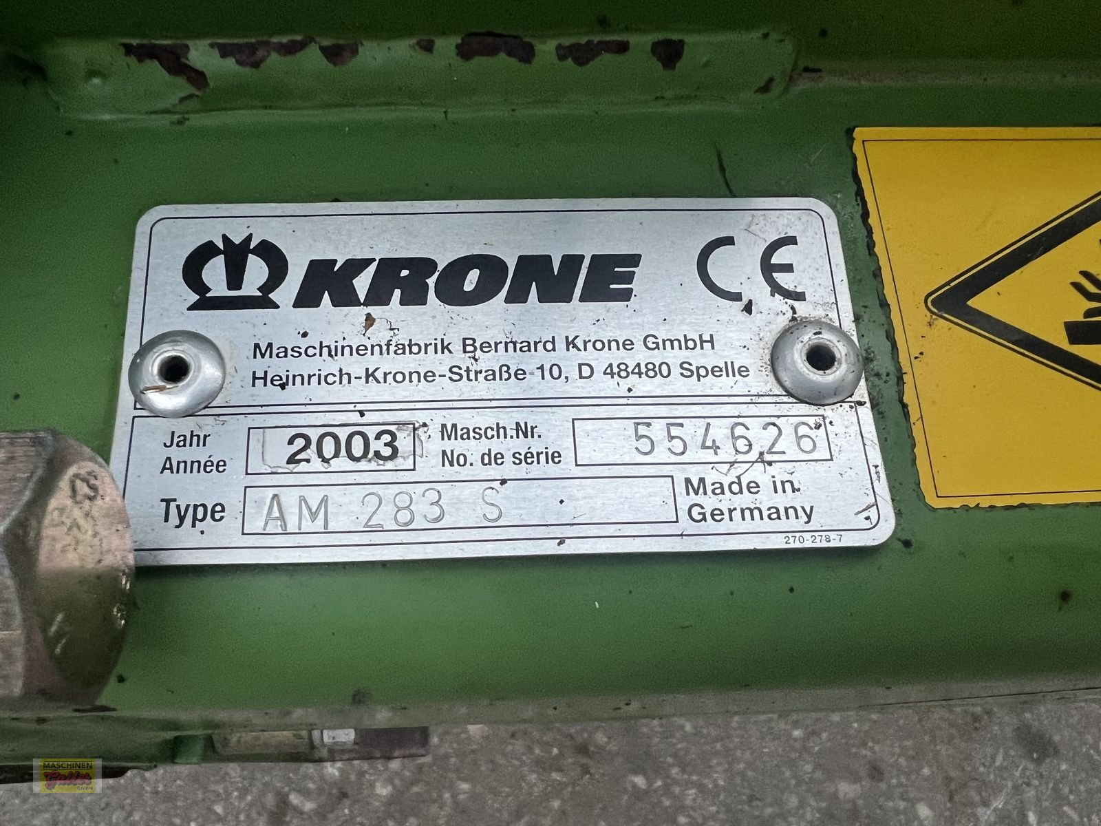 Mähwerk типа Krone AM 283 S, Gebrauchtmaschine в Kötschach (Фотография 8)