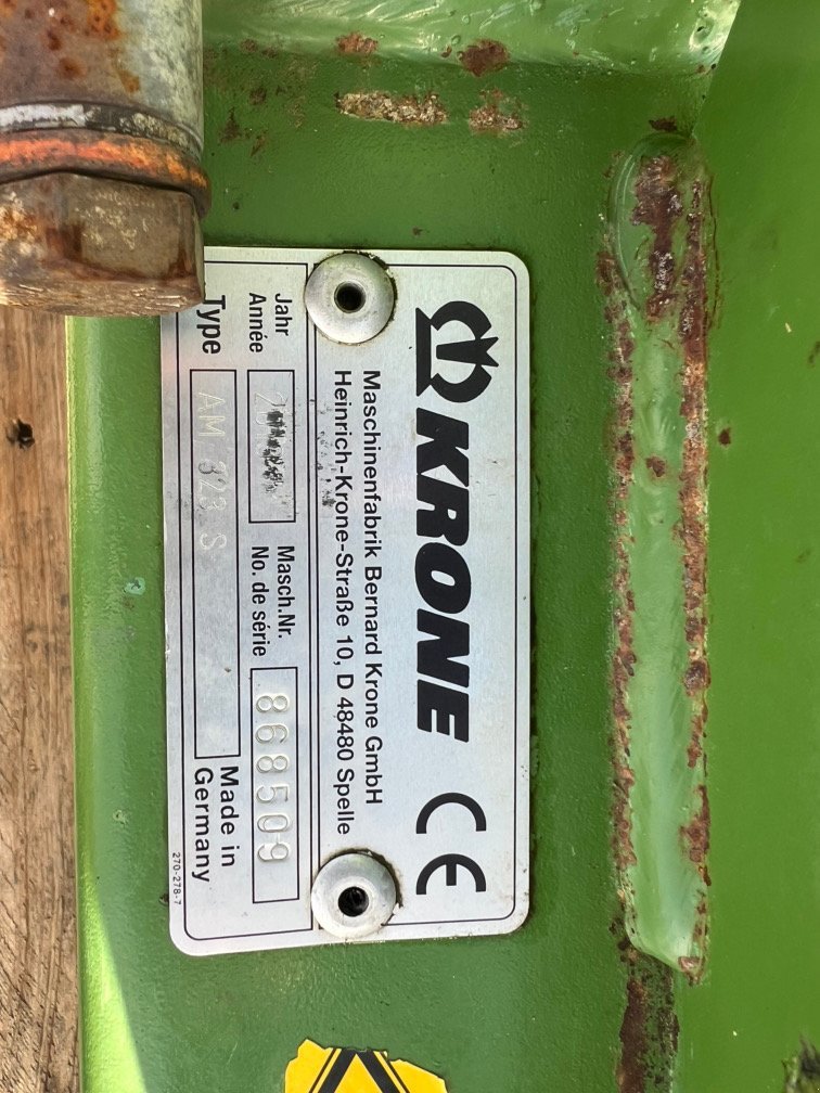Mähwerk tip Krone AM 323 S, Gebrauchtmaschine in L'Isle-en-Dodon (Poză 8)