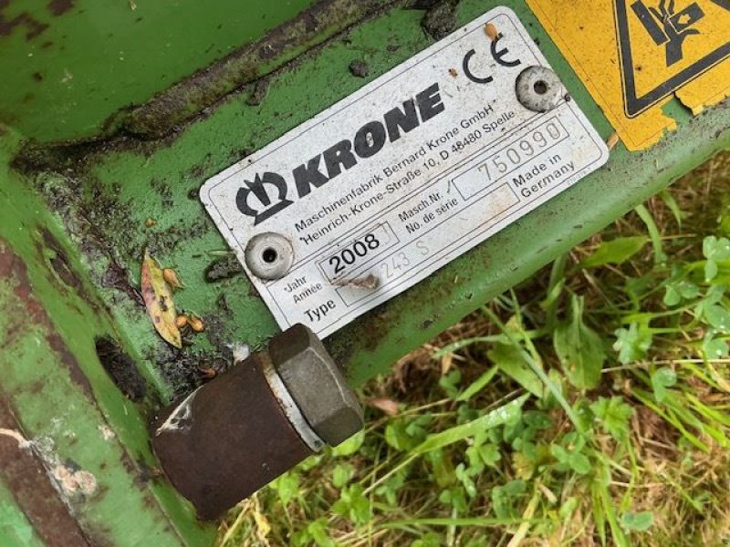 Mähwerk Türe ait Krone AM243S, Gebrauchtmaschine içinde les hayons (resim 5)