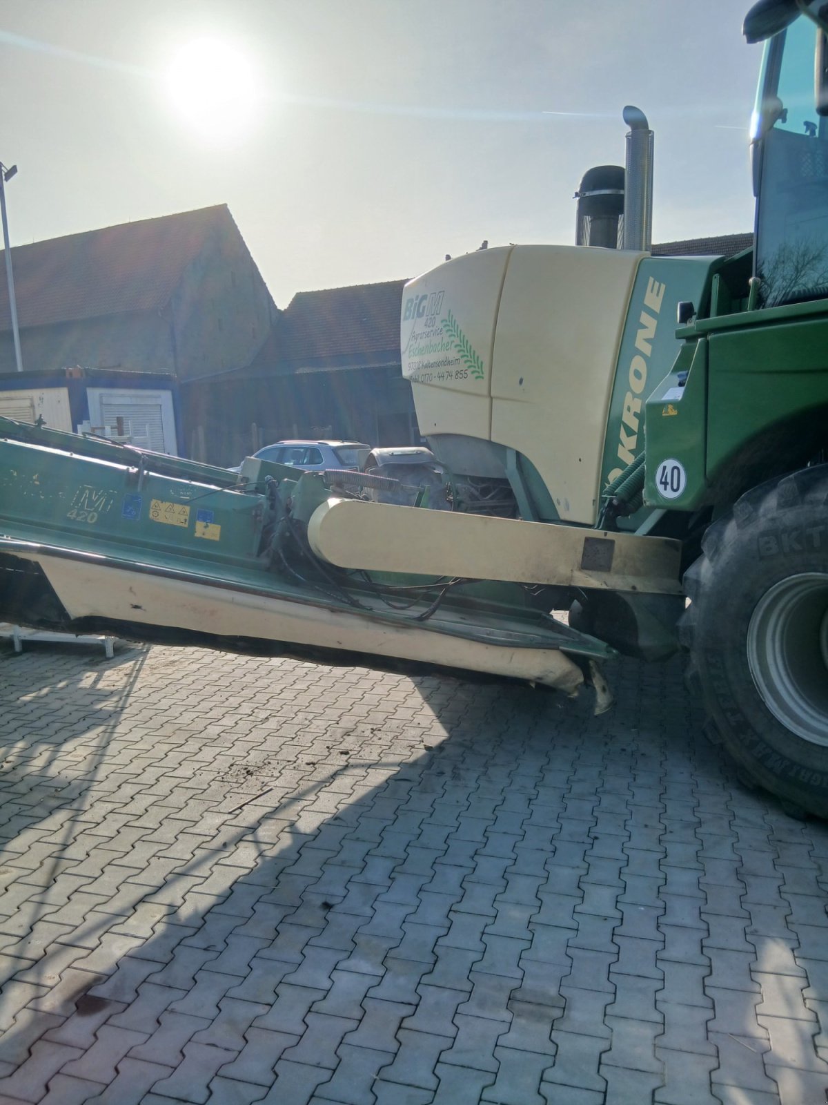 Mähwerk типа Krone Big M 420, Gebrauchtmaschine в Biebelried (Фотография 4)