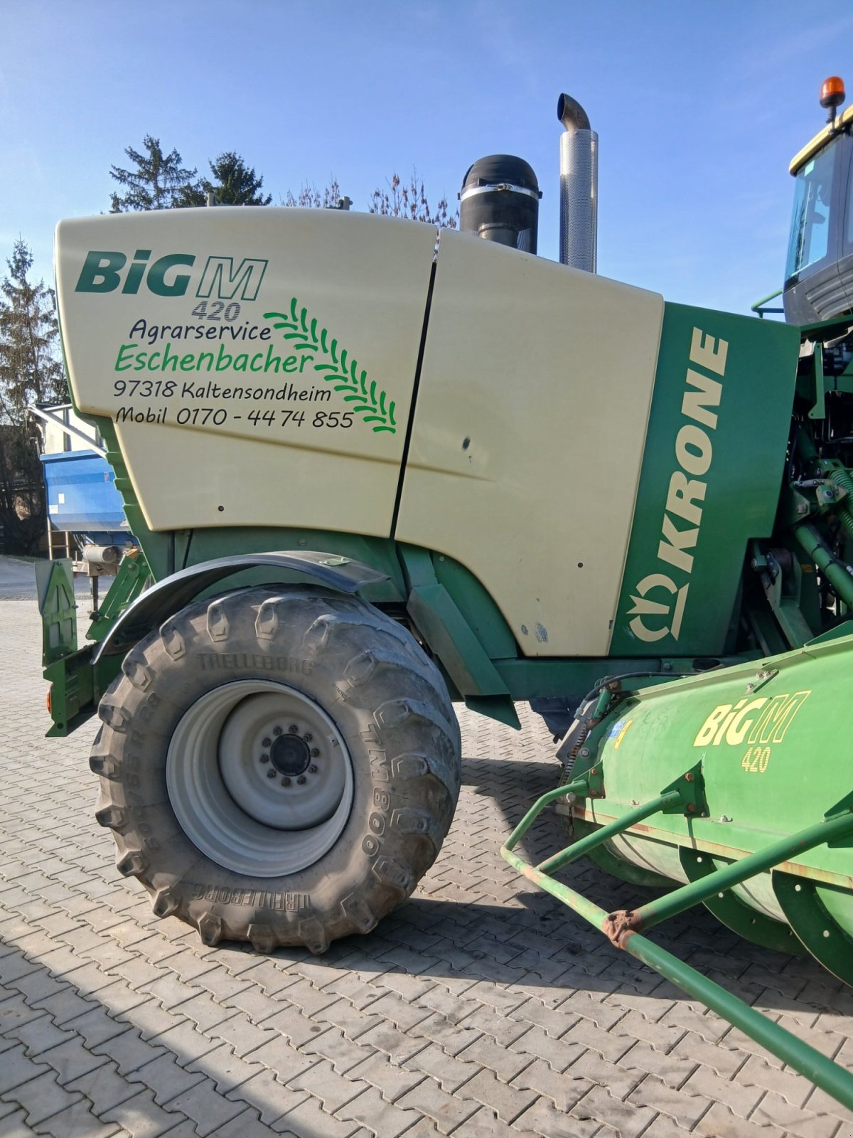 Mähwerk типа Krone Big M 420, Gebrauchtmaschine в Biebelried (Фотография 7)