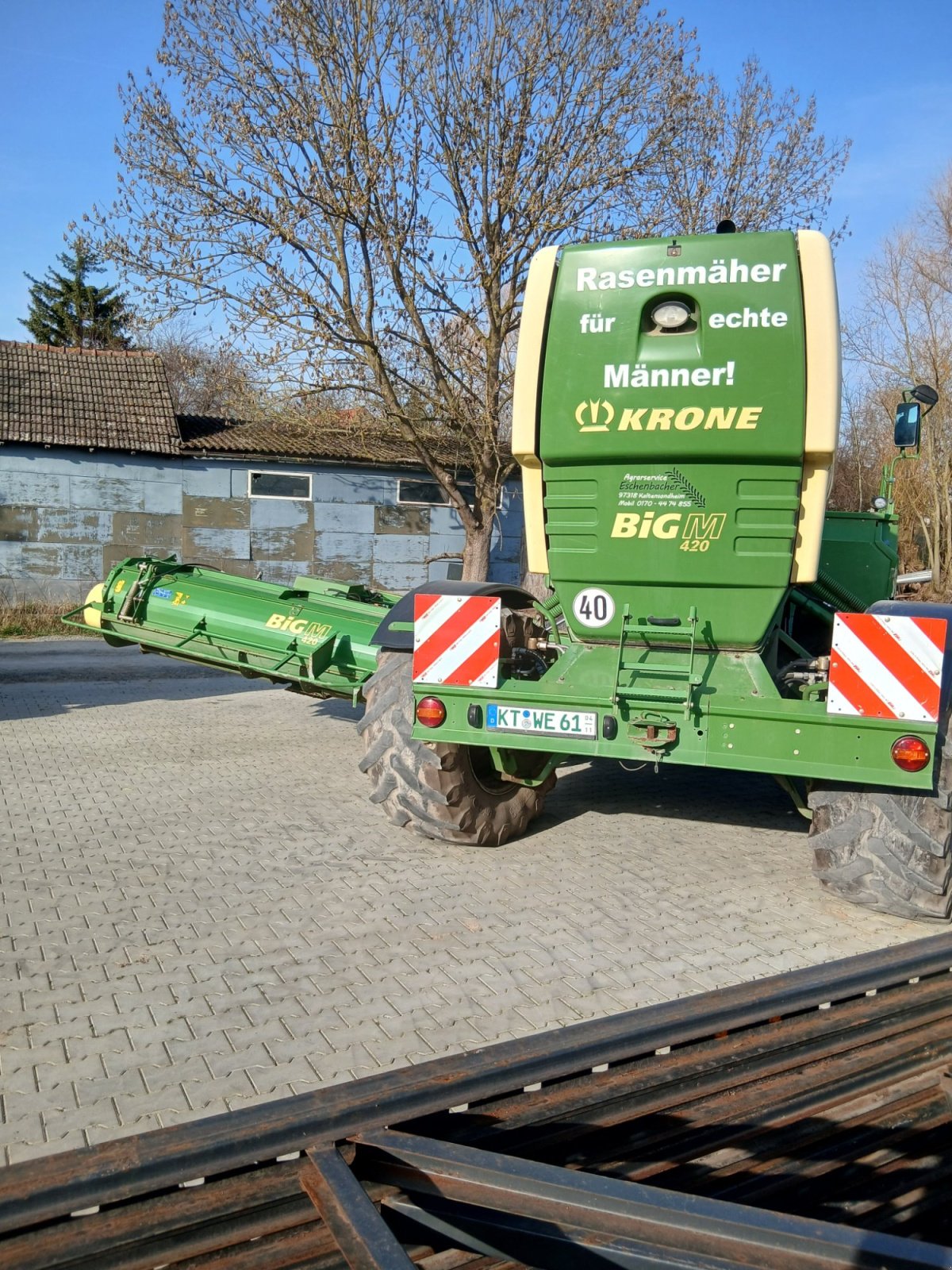 Mähwerk типа Krone Big M 420, Gebrauchtmaschine в Biebelried (Фотография 8)