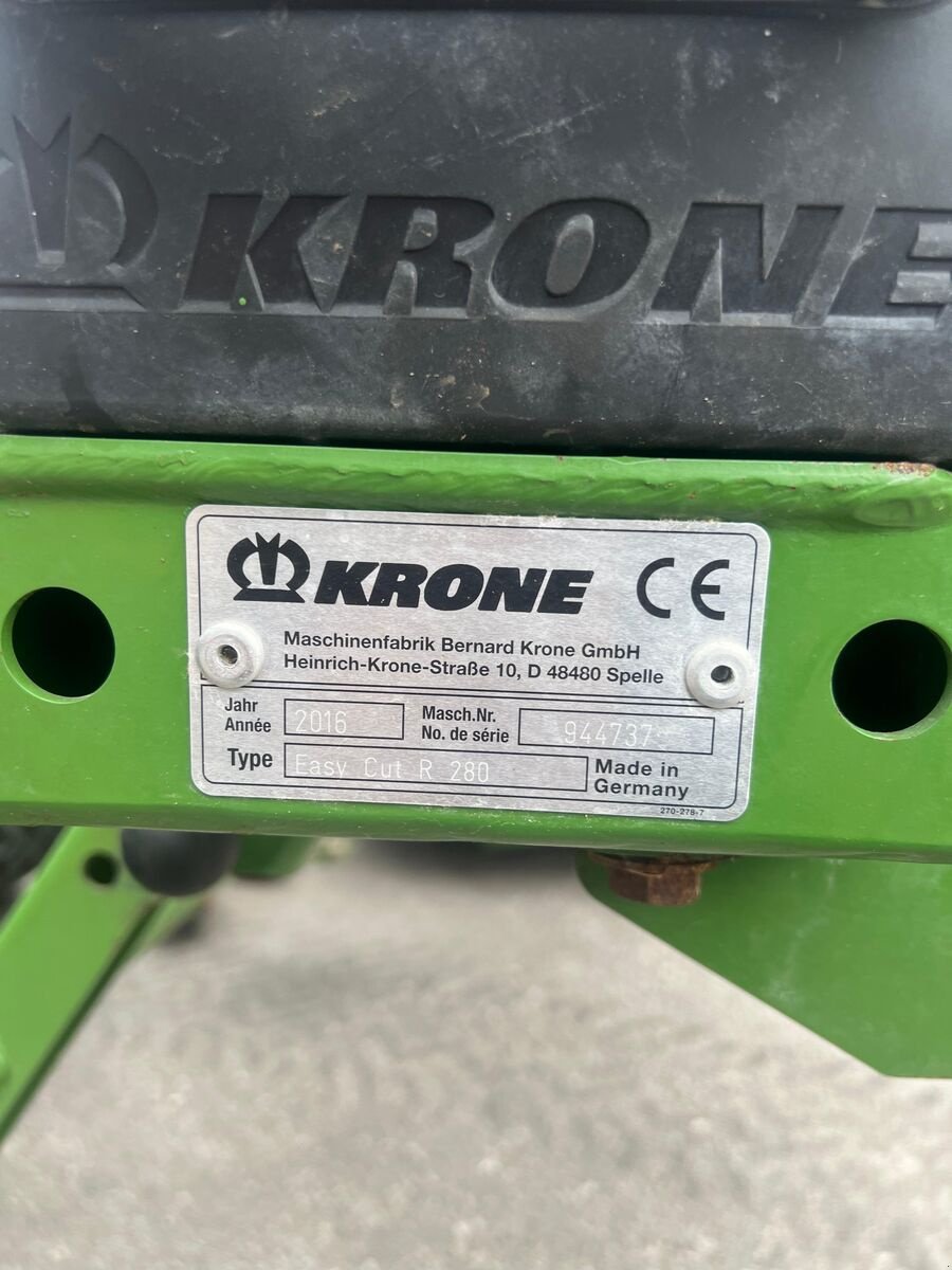 Mähwerk типа Krone Easx Cut R 280, Gebrauchtmaschine в Bergheim (Фотография 6)