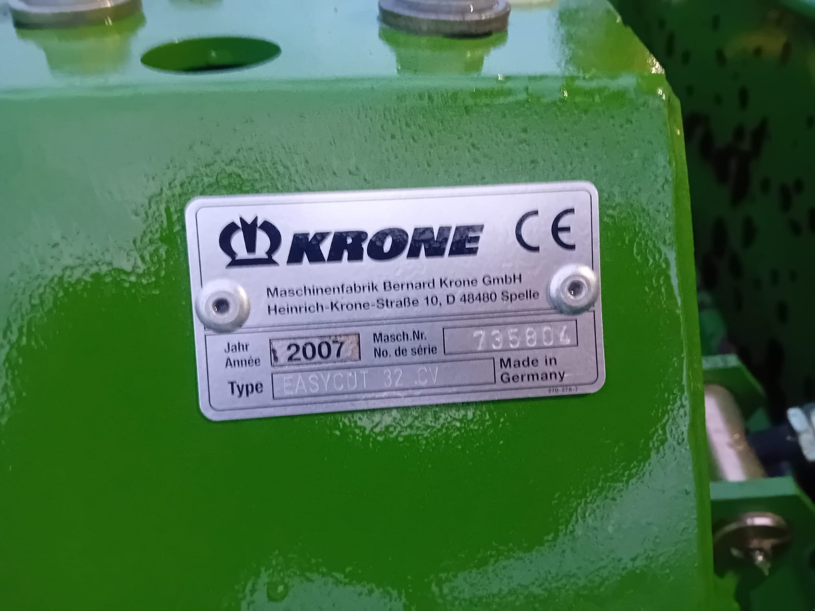 Mähwerk типа Krone Easy Cut 32 CV, Gebrauchtmaschine в Reichling (Фотография 3)