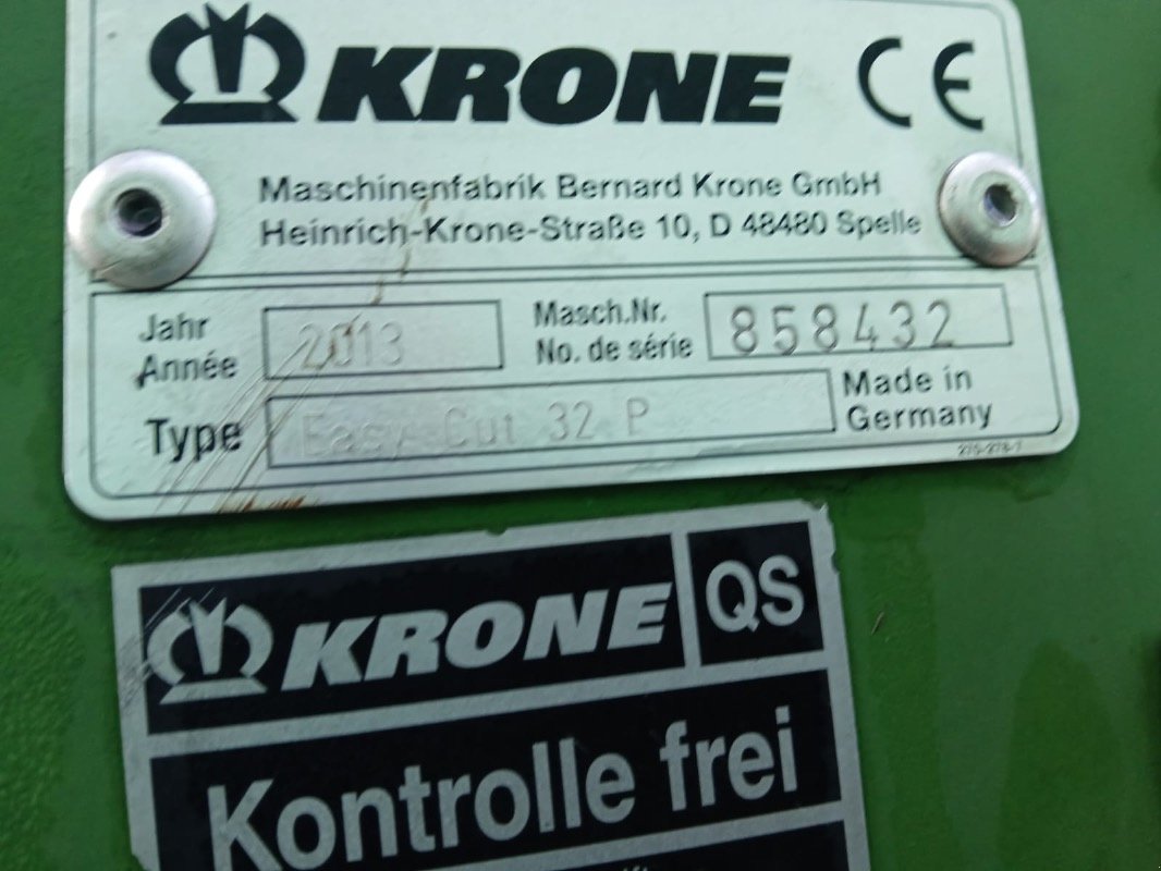 Mähwerk of the type Krone Easy Cut 32 P, Gebrauchtmaschine in Liebenwalde (Picture 2)