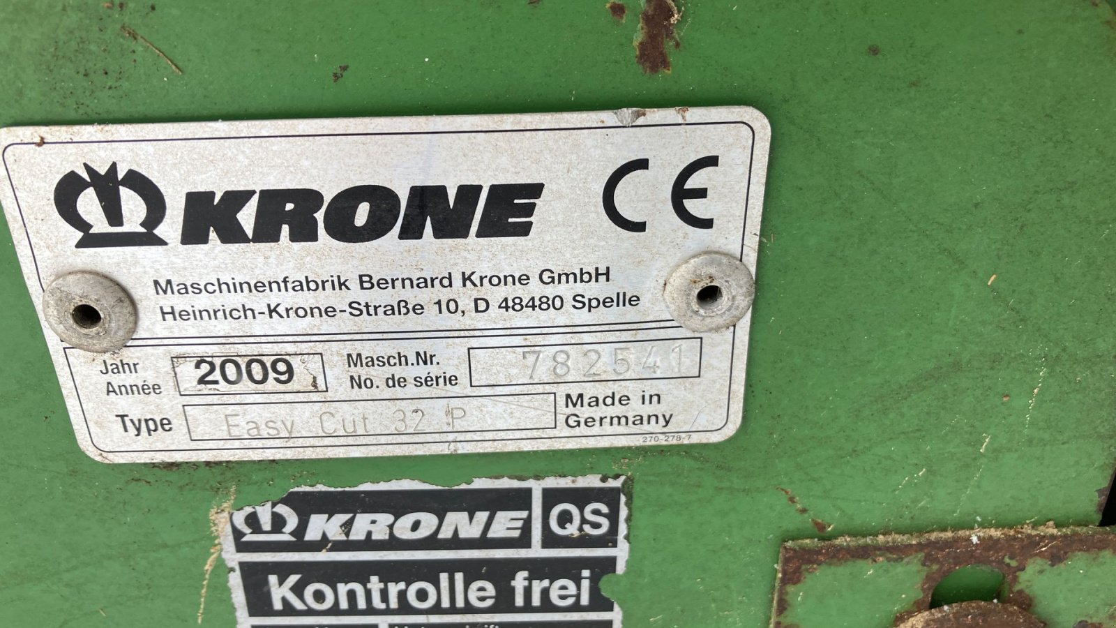 Mähwerk tip Krone easy cut 32P Frontskårlægger, Gebrauchtmaschine in Aulum (Poză 5)