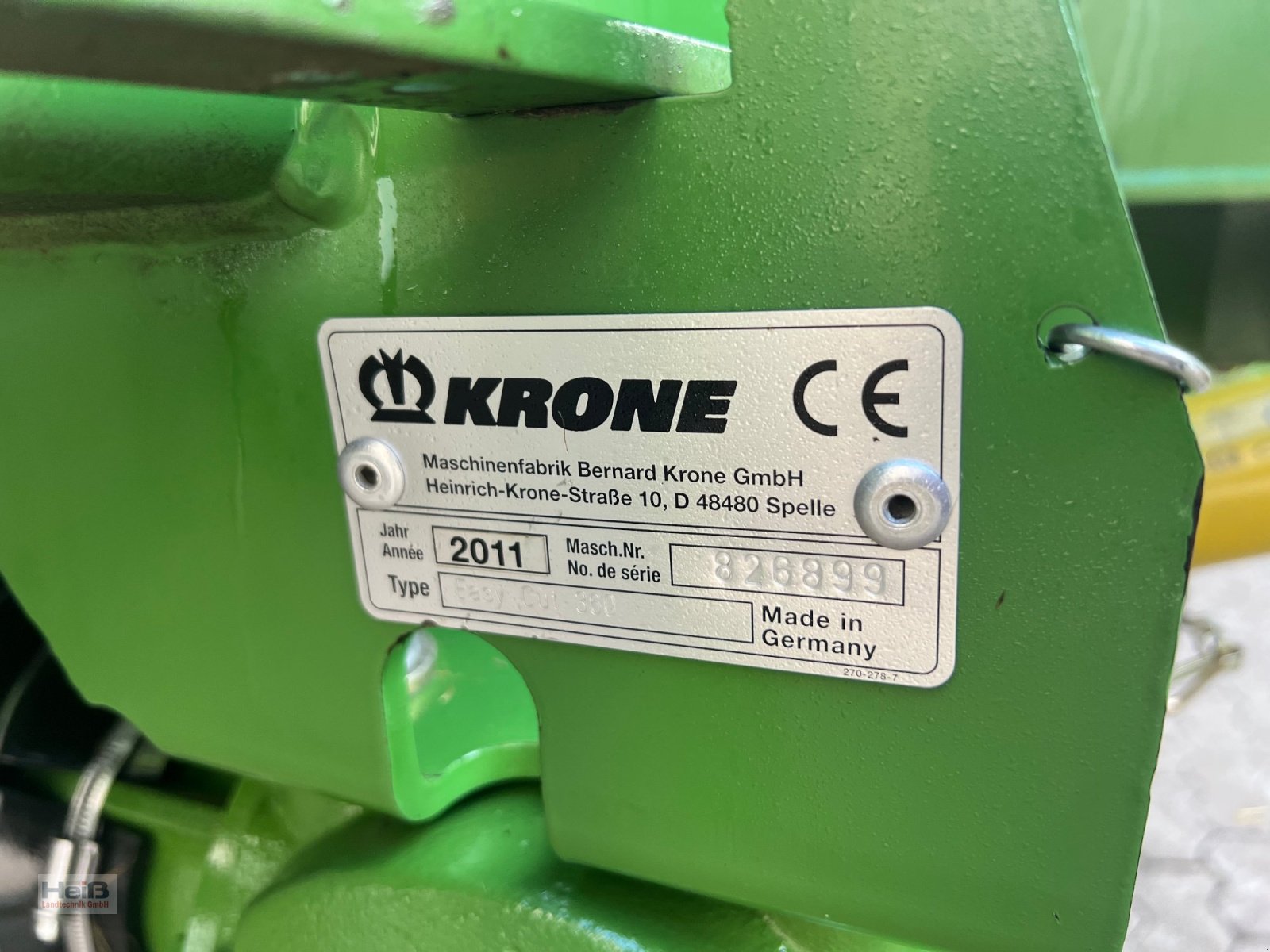Mähwerk des Typs Krone Easy Cut 360, Gebrauchtmaschine in Merkendorf (Bild 7)