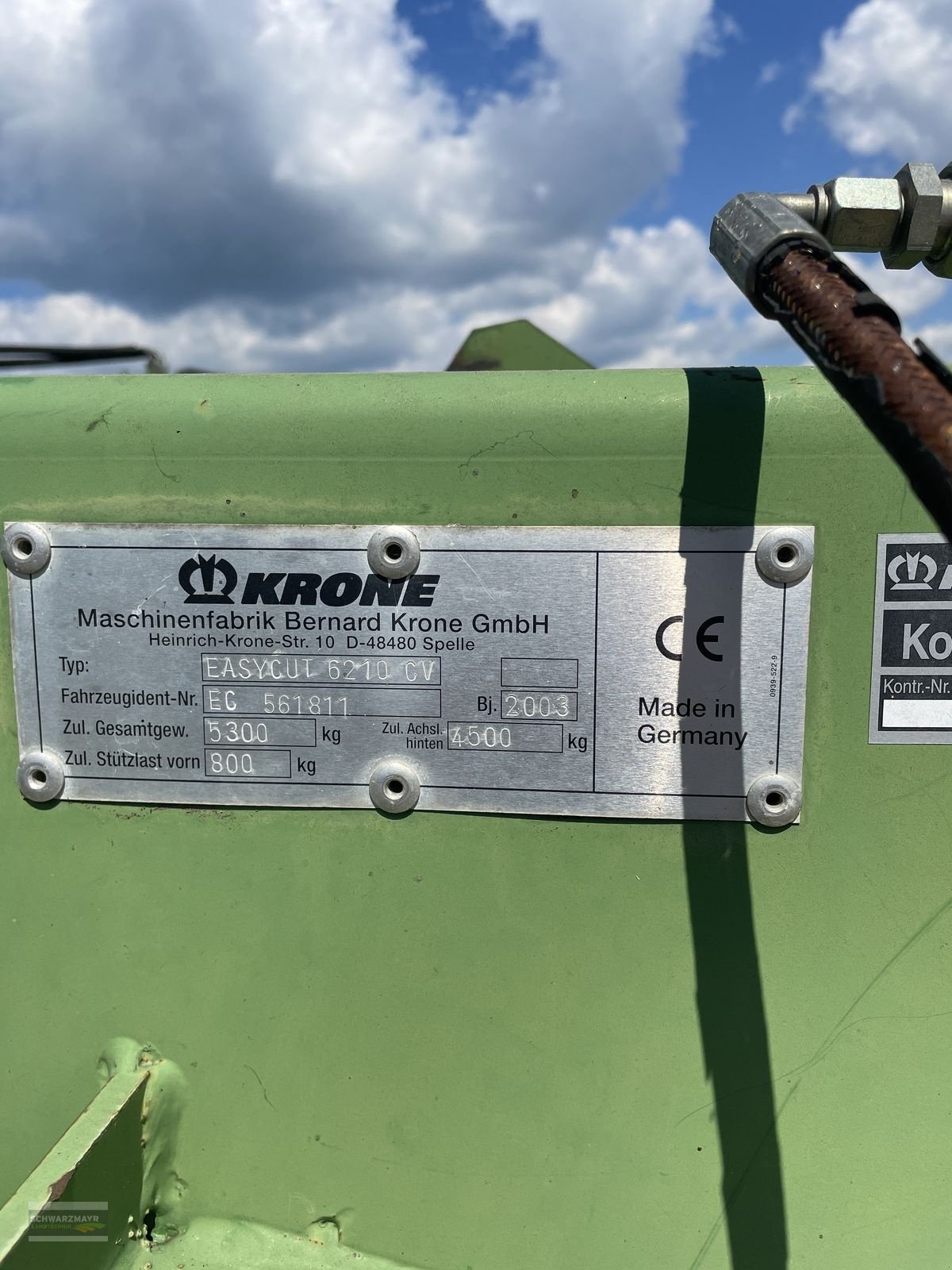 Mähwerk typu Krone Easy Cut  6210 Cv, Gebrauchtmaschine v Gampern (Obrázek 15)