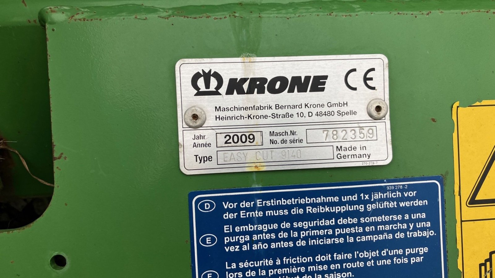 Mähwerk tip Krone easy cut 9140, Gebrauchtmaschine in Aulum (Poză 5)