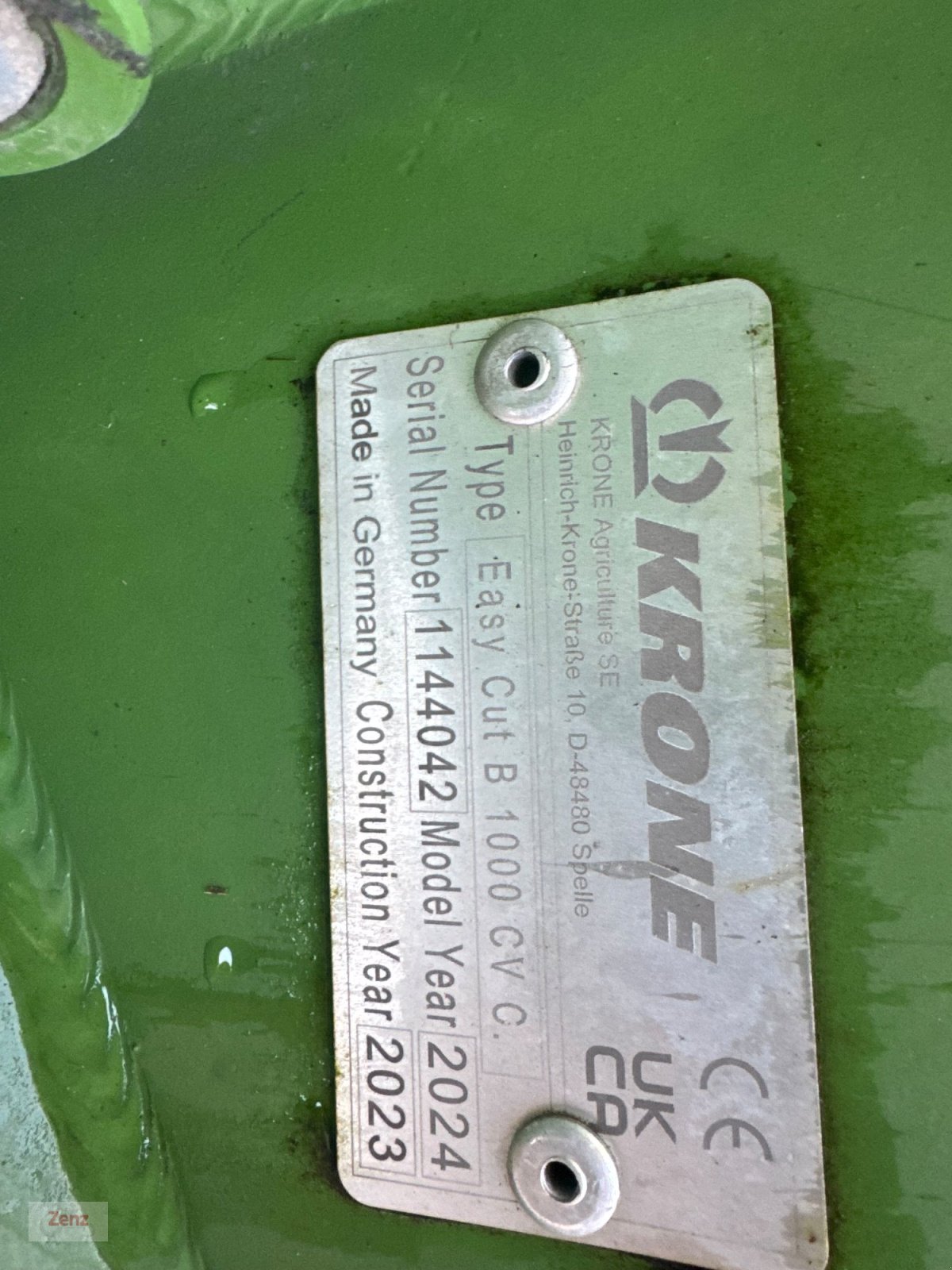Mähwerk of the type Krone Easy Cut B 1000 CV Collect, Gebrauchtmaschine in Gars (Picture 5)