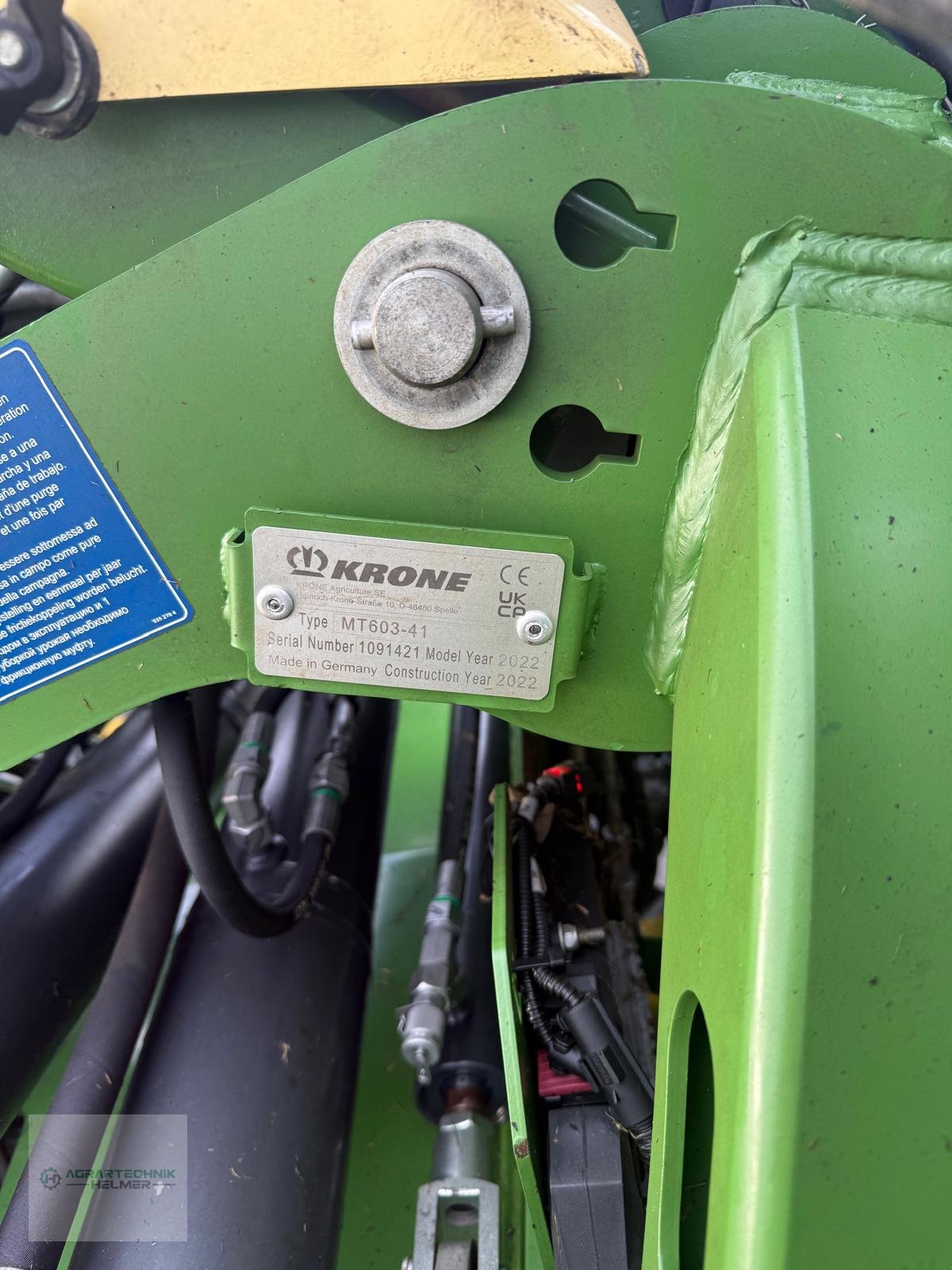 Mähwerk του τύπου Krone Easy Cut B 950 Collect, Gebrauchtmaschine σε Rain (Φωτογραφία 7)