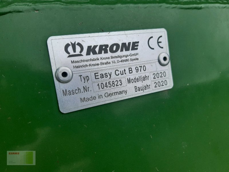 Mähwerk des Typs Krone Easy Cut B 970, Gebrauchtmaschine in Schenefeld (Bild 2)